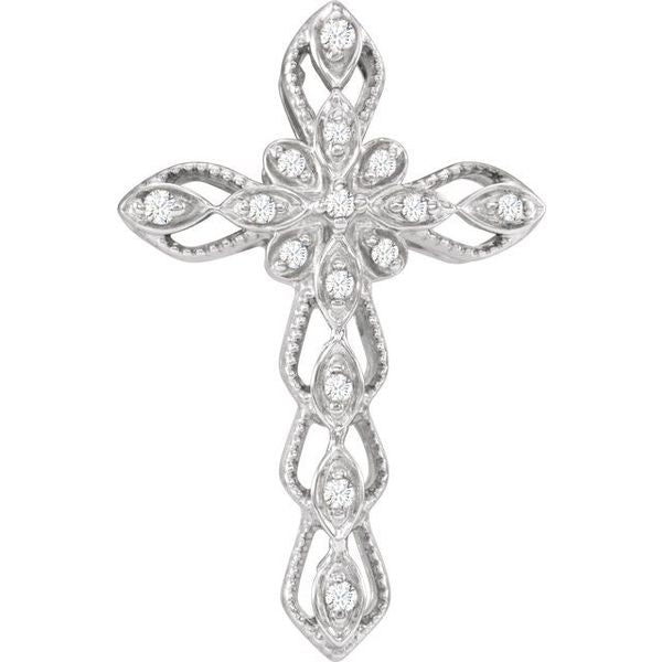 Accented Cross Pendant