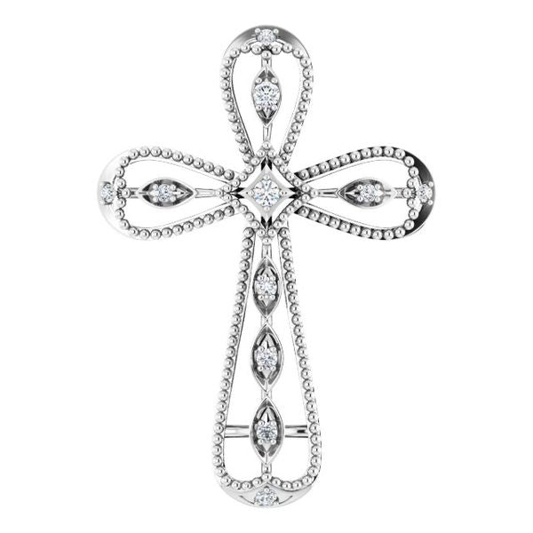 Accented Cross Pendant