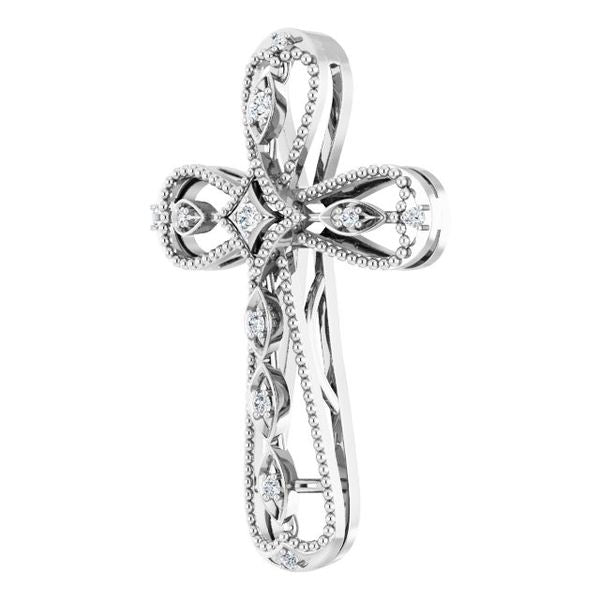Accented Cross Pendant - Image 2