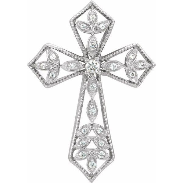 Accented Cross Pendant