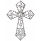 Accented Cross Pendant