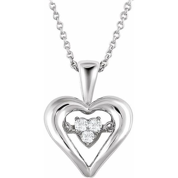 Mystara Diamonds® Heart Necklace