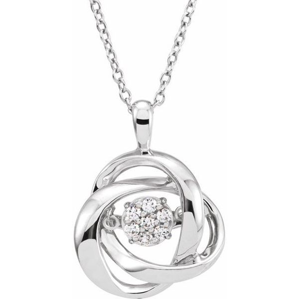 Mystara Diamonds® Knot Design Necklace
