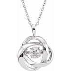 Mystara Diamonds® Knot Design Necklace