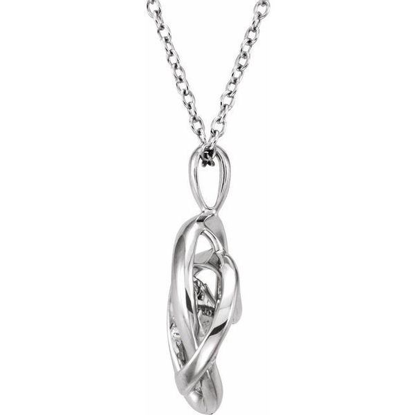 Mystara Diamonds® Knot Design Necklace - Image 2