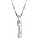 Wavy Cross Necklace - Image 2