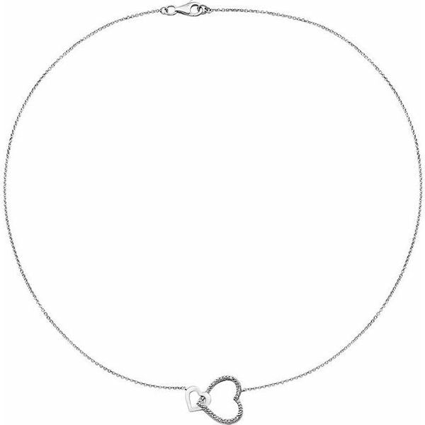 Interlocking Heart Necklace - Image 2
