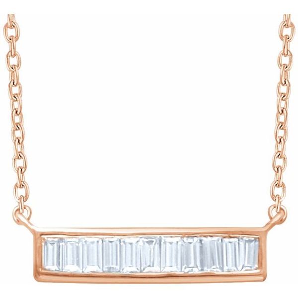 Baguette Bar Necklace
