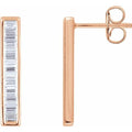 Baguette Bar Earrings