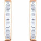 Baguette Bar Earrings - Image 2