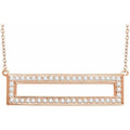 Rectangle Bar Necklace