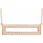 Rectangle Bar Necklace