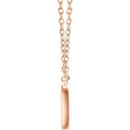 Rectangle Bar Necklace - Image 2