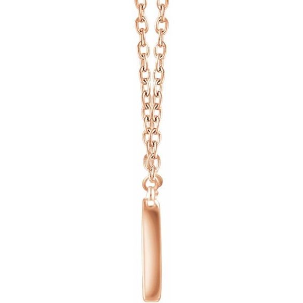 Rectangle Bar Necklace - Image 2