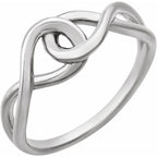 Infinity-Inspired Knot Ring