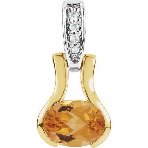 Bezel-Set Pendant