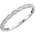 Milgrain Stackable Ring