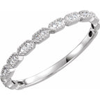 Milgrain Stackable Ring