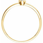 Bezel-Set Solitaire Ring - Image 2