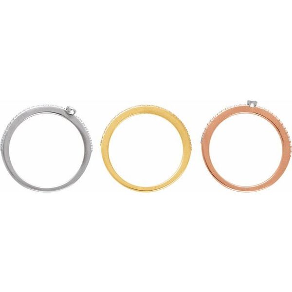 Tri-Color Stackable Ring Set - Image 2