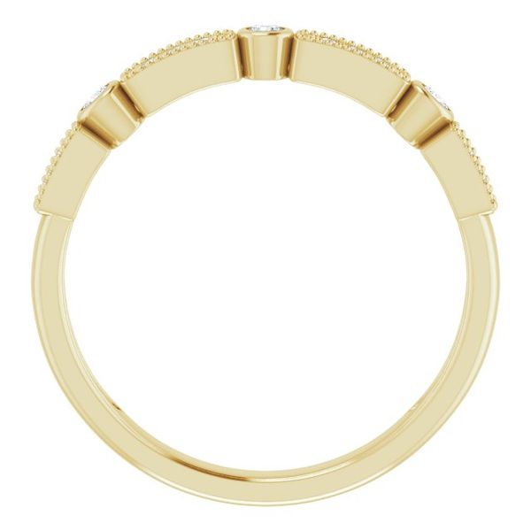 Milgrain Stackable Ring - Image 2