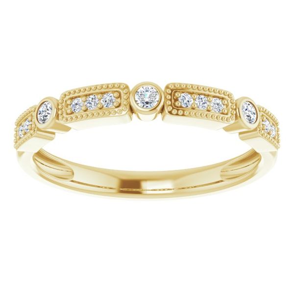Milgrain Stackable Ring - Image 3