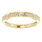 Milgrain Stackable Ring - Image 3