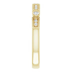 Milgrain Stackable Ring - Image 4