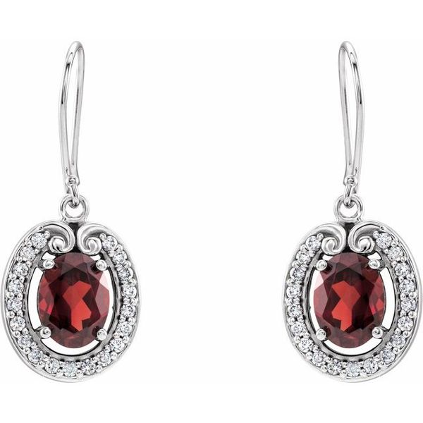Halo-Style Earrings - Image 2