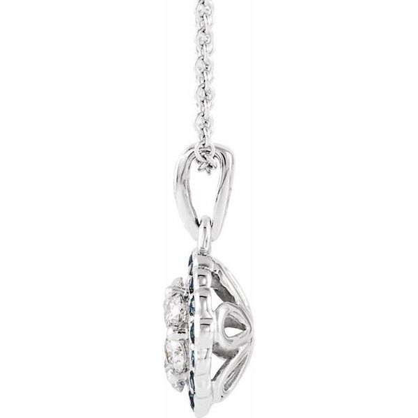 Halo-Style Cluster Necklace - Image 2