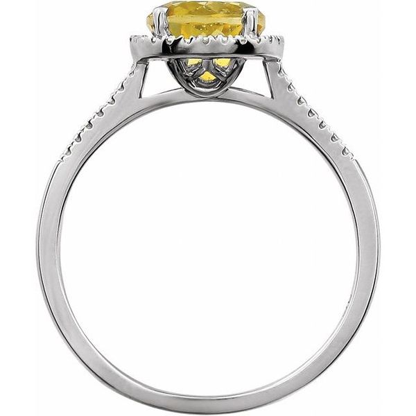Halo-Style Birthstone Ring - Image 2