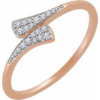 Accented Bypass Ring