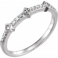 Accented Stackable Ring