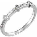 Accented Stackable Ring