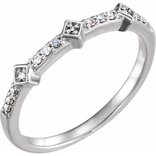 Accented Stackable Ring