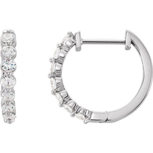 Accented Hoop Earrings