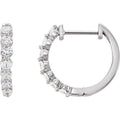 Accented Hoop Earrings