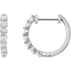 Accented Hoop Earrings