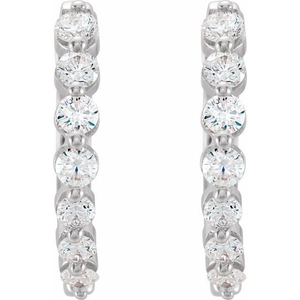 Accented Hoop Earrings - Image 2