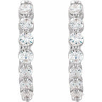Accented Hoop Earrings - Image 2