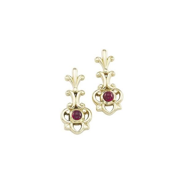 Accented Cabochon Earring