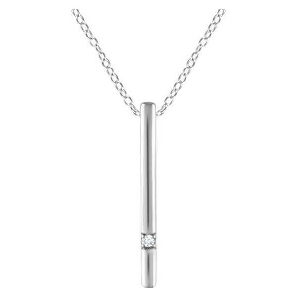 Accented Bar Necklace