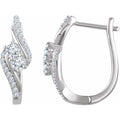 Two-Stone Earrings