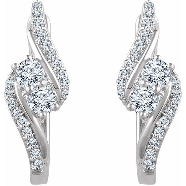 Two-Stone Earrings - Image 2