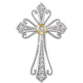 Beaded Cross Pendant