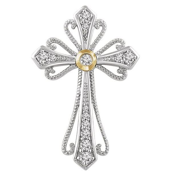 Beaded Cross Pendant
