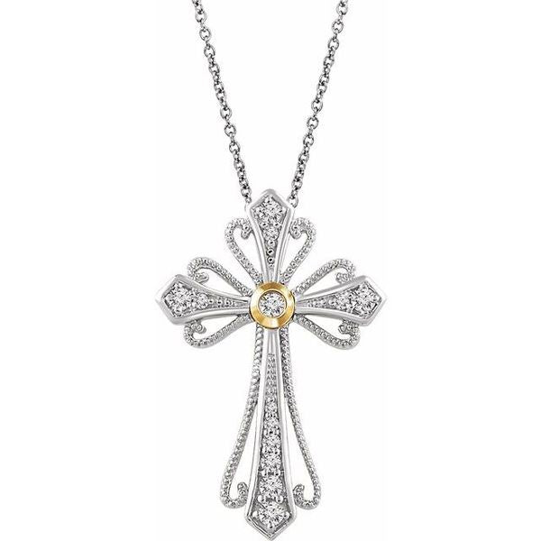 Beaded Cross Pendant - Image 3