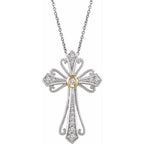 Beaded Cross Pendant - Image 3