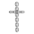 Milgrain Cross Pendant - Image 2