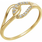Accented Interlocking Ring